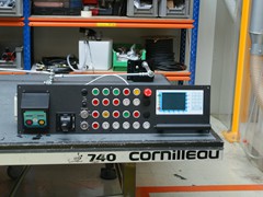 Fahrpult an der Übergangs-Seite eines U-5 50