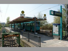 Die Station Preungesheim vor dem Umbau