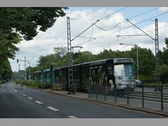 Die Station Marbachweg-Sozialzentrum vor dem Umbau...