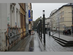 Die Station Musterschule nun mit Hochbahnsteigen