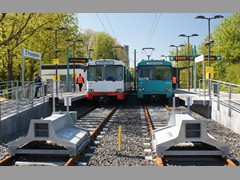 Die Station Preungesheim nach dem Umbau