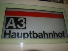 Zum Hauptbahnhof ging es nur....