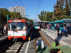 Auf diesem Foto sind alle U Typen zu sehen die auf de rA-Strecke im Einsatz waren und noch sind.
