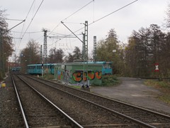 Der Abzweig in Heddernheim vor dem Umbau.