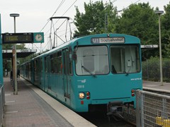 Einst waren auf der Linie U1 U-2 Wagen die Regel.
