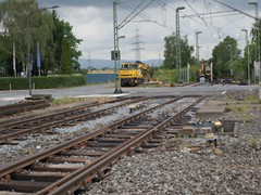 Die Abstellanlage ist jetzt Geschichte. Zwei Gleise sind übrig geblieben.