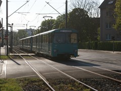 Einfahrt in die Station "Fischstein"