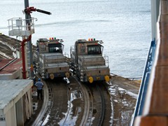 Zugkreuzung unter der Feuerlöschanlage