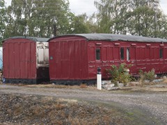 Reisezugwagen ohne Räder