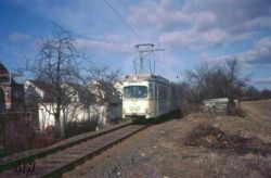 Linie 13 nach Berkersheim in Frankfurt am Main