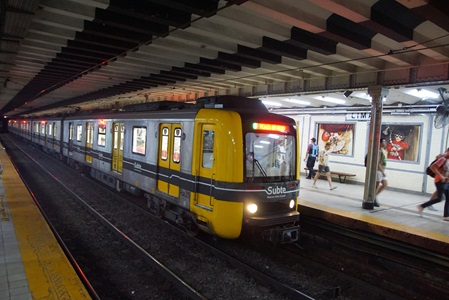 “Subte” wird die U-Bahn in Buenos Aires genannt