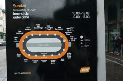 Subway in Glasgow und Newcastle