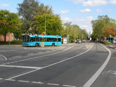 zweigleisige Verlängerung bis zur Sondershausenstrasse einschließlich der Gleisspitzkehre