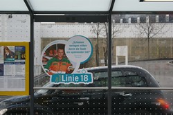Linie 18 nach Preungesheim in Frankfurt am Main
