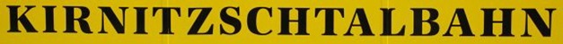 Kirnitzschtalbahn von Bad Schandau