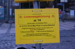 Eröffnung der Strecke in der Stresemannallee