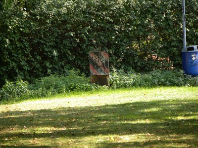 Die ehmalige Endstelle "Röderbergweg" rechts