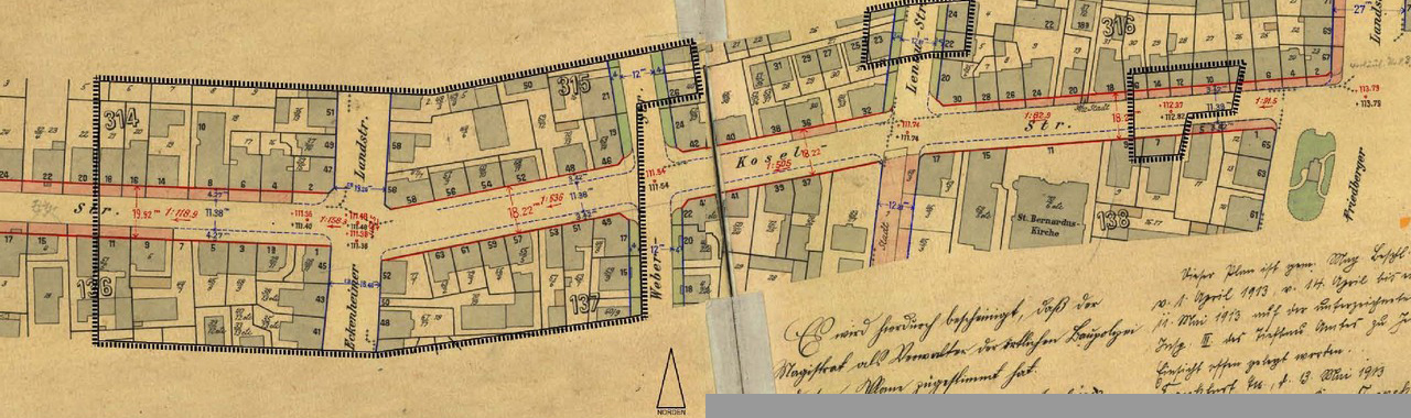 Auszüge aus F-846 v. 13.6.1913 und F-848 v. 12.9.1913