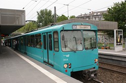 U-Bahn, Stadtbahn in Frankfurt am Main