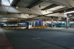 Die Stadtbahn Zentralwerkstatt der VGF in Frankfurt