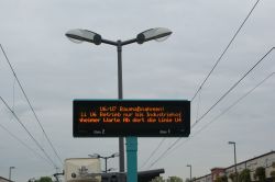 U-6 Solo während der Sperrung des C-Tunnels 2016