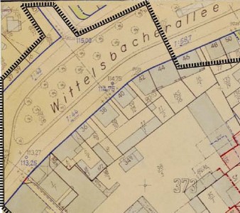 Fluchtlinienplan F-1825 vom 4.9.1961