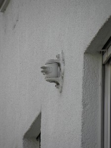 Wandrosette am Haus Waldschulstraße 3