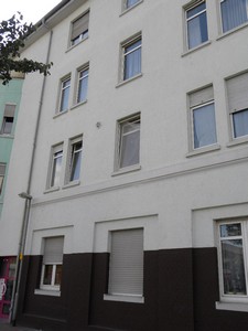 Wandrosette am Haus Waldschulstraße 3