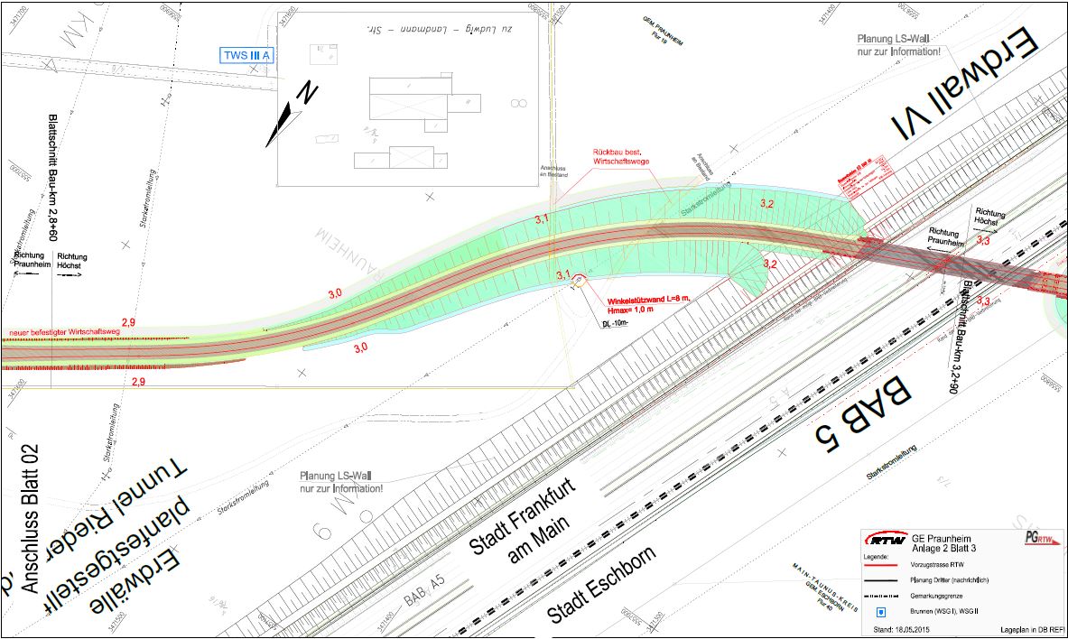 RTW PFA Nord (Bauthread) - Stadtbahn - Frankfurter Nahverkehrsforum